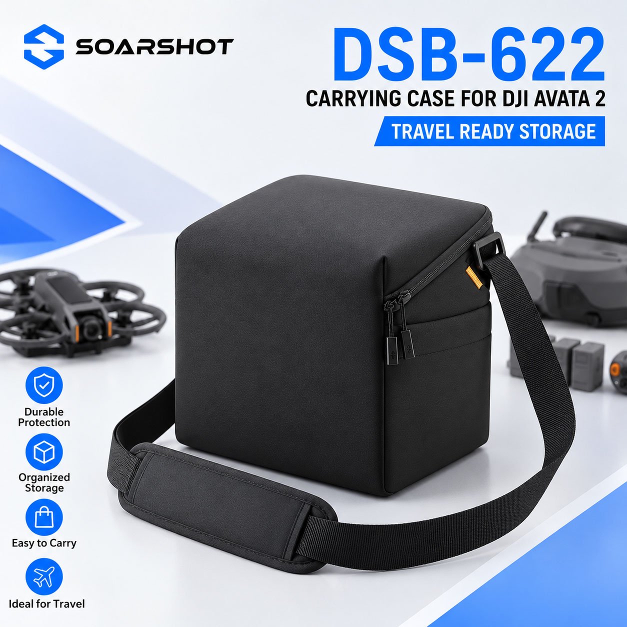 Drone Carrying Case - Borsa da Trasporto SOARSHOT per DJI